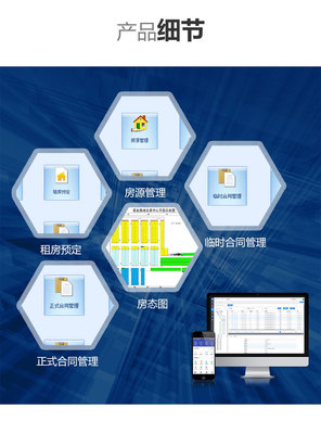 万城互联 招商租赁管理系统v3.0规范租赁流程 大大提升工作效率